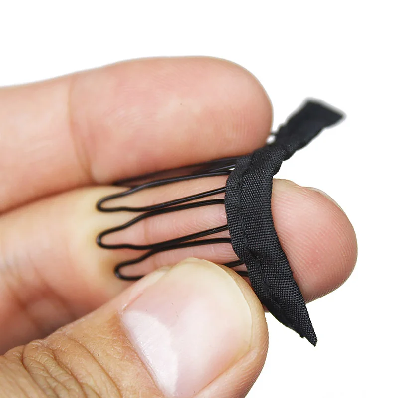 Парик из нержавеющей стали гребни для париков колпачки поставка с фабрики зажимы