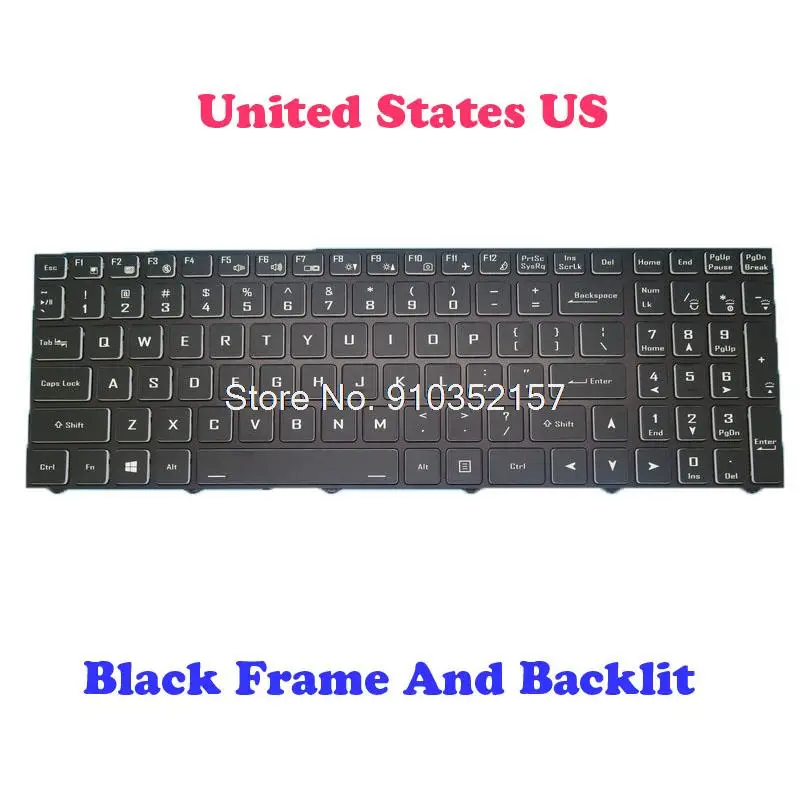 Японский ноутбук JP Бразилия BR английская цветная клавиатура с подсветкой для CLEVO NK50SB NK50SE NK60SB NK60SE NK70SB NK70SE черная рамка