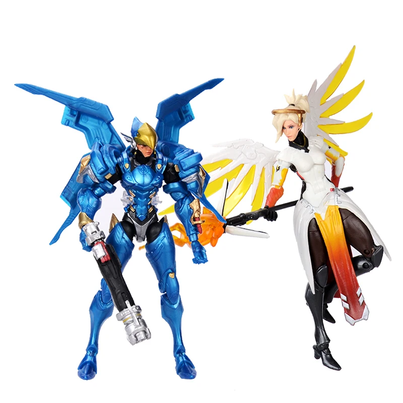 Экшн-фигурки Hasbro Overwatch Ultimates милосердия и фармацевтика креветка ана солдат: 76