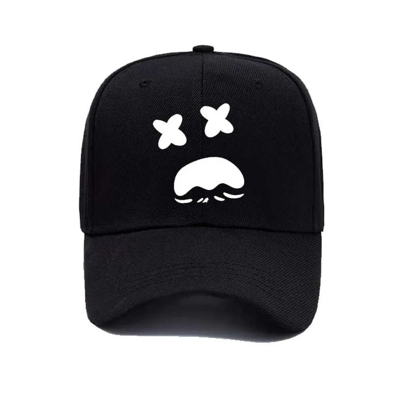 DJ Marshmellow шляпа бейсбольная Кепка шапка с сеткой в стиле хип хоп Marshmallow Smiley Face