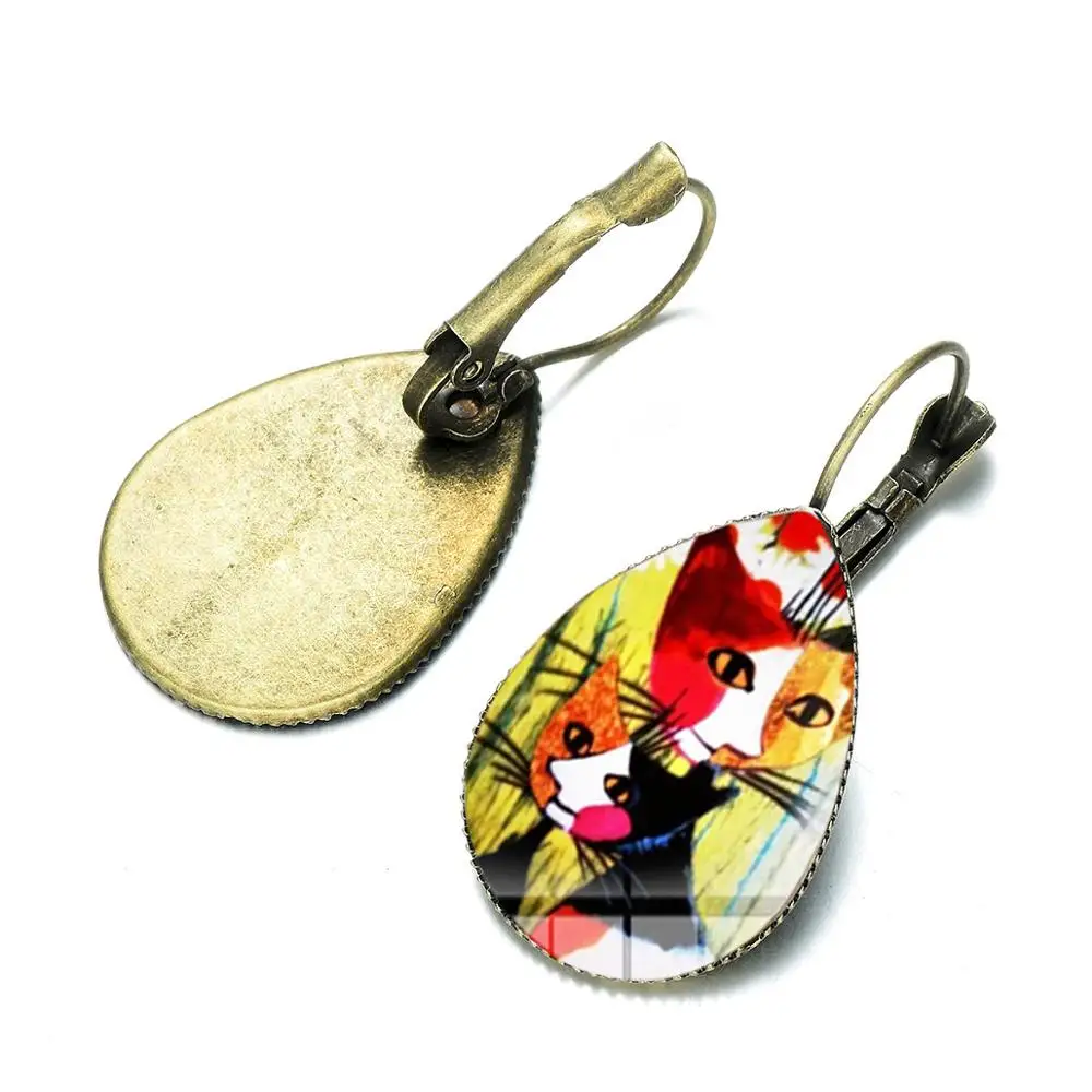 Серьги SONGDA в винтажном стиле женские разноцветные художественные серьги с