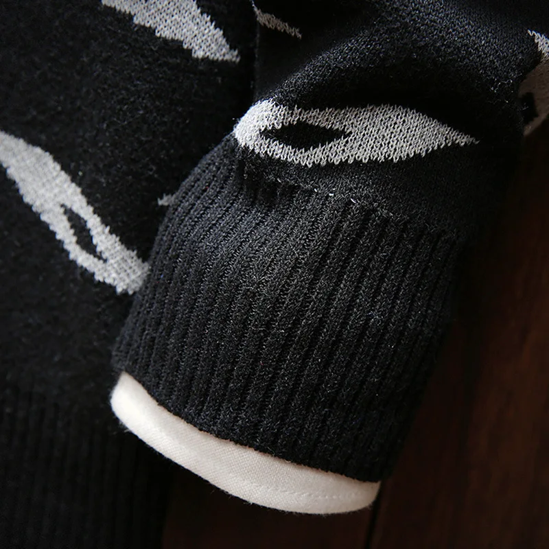 2020 новые осенние зимние мужские облегающие свитера модные хлопковые пуловеры с