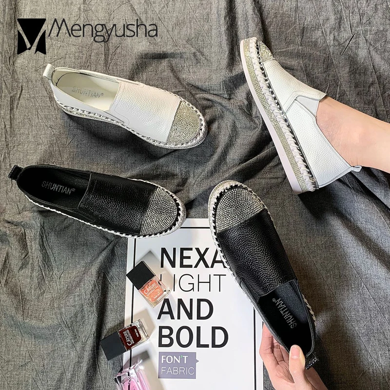 С натуральным лицевым покрытием на плоской подошве женские Обувь из телячьей