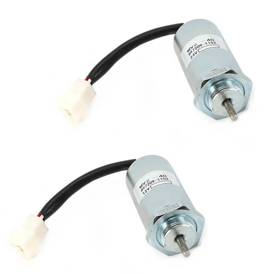 DC 12V 24V двигатель отключения Соленоидный клапан экскаватор часть стальной