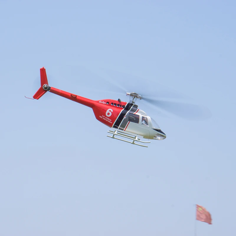 Flywing 6CH бесщеточные весы GPS вертолет звонок 206 почти RTF с полетным контроллером