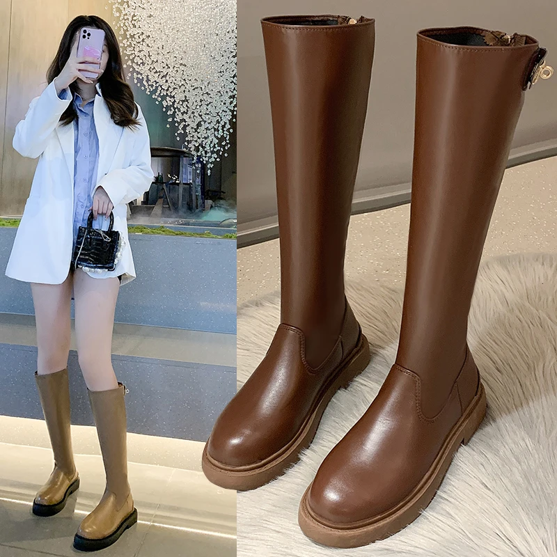 

2022Ankle Chelsea Boots New Winter Mid Heels Platform Women Botas Snow Warm Designer Motorcycle Boots Gladiator Oxford Zapatos