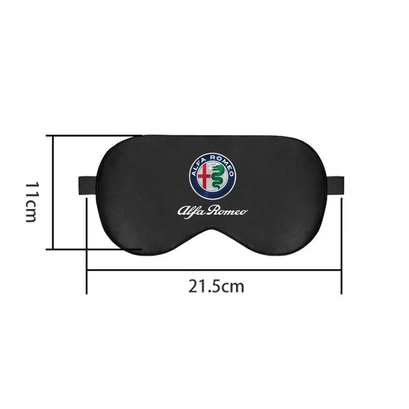 

Sleep aid eye mask New Silk Rest Eye Mask Padded Shade Cover Travel Relax Aid Blindfolds For Alfa Romeo Giulia Stelvio 159 147