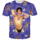 Женская футболка S-5XL Prince, яркая футболка с 3D-принтом музыканта, принца Роджера Нельсона, Летние Стильные футболки