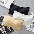 Женский бюстгальтер без бретелек, бюстгальтер-Топ без бретелек, невидимый бюстгальтер, черное нижнее белье