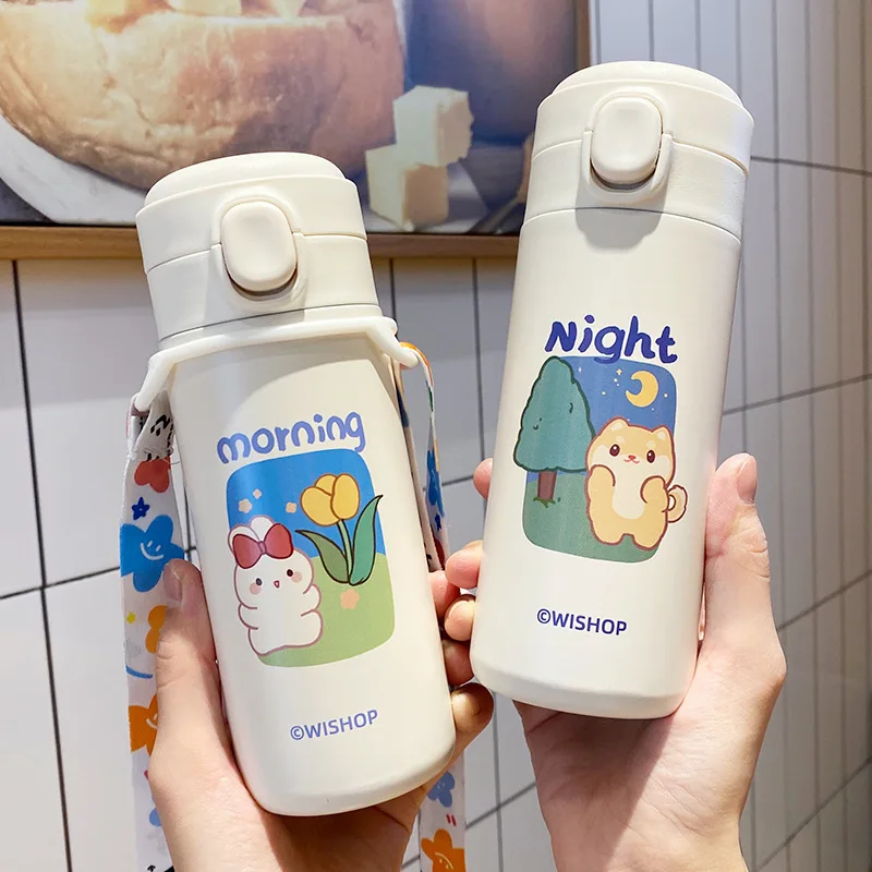 

Double Wall Thermal Cup Stainless Steel Thermos for Kids Bottle Travel Mug Water bottle Vacuum Cup Tea Coffee Thermal Mug