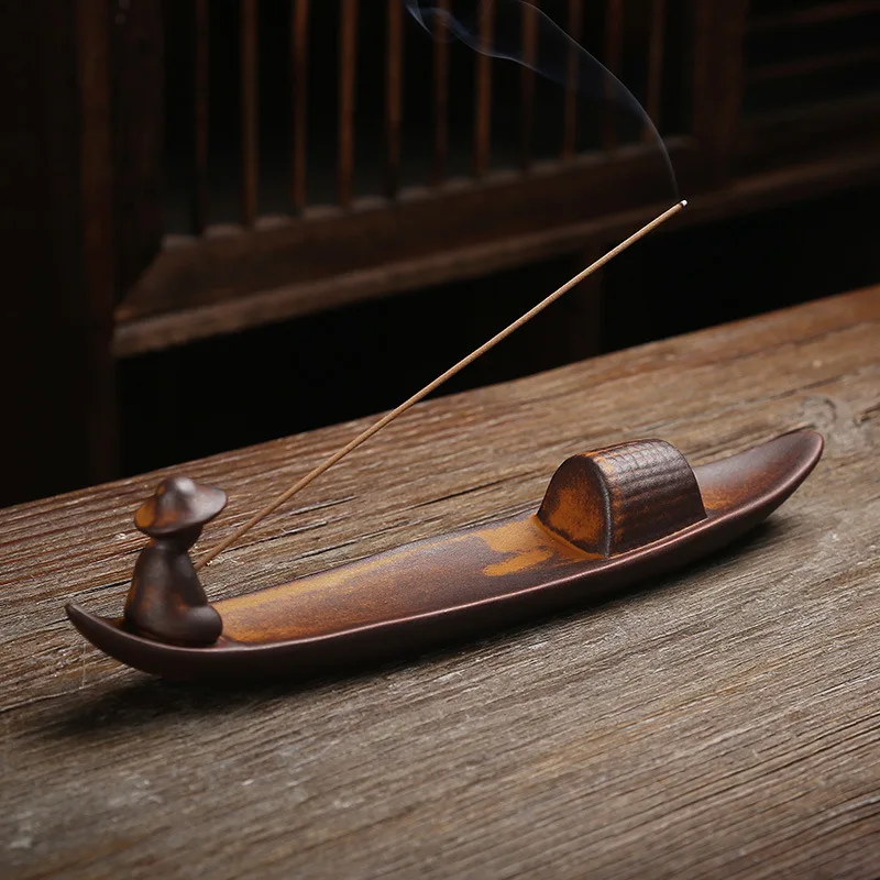 Zen jingshan cloud sea ceramic incense incense stick multifunctional backflow aromatherapy stove sandalwood ornaments