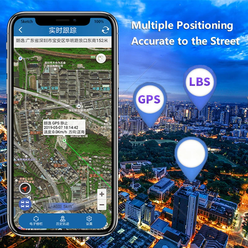 Устройство GPS трекера мини локатор для отслеживания в реальном времени GSM GPRS
