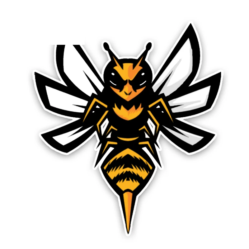 

Interesting Lovely Cartoon Hornets Colored Car Sticker PVC High Quality Graphic Decoration Accessories Waterproof Decal 17*15cm
