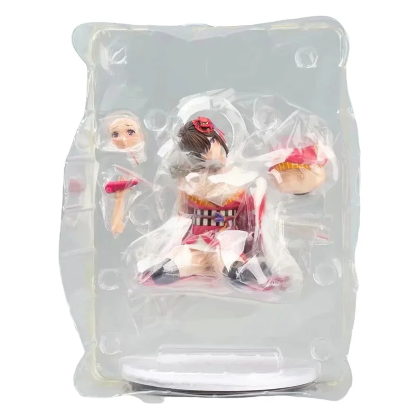 Аниме Кимоно Красивая девушка GK 16 см PVC Статуэтка коллекционная Фигма Изысканный подарок на день рождения для детей.