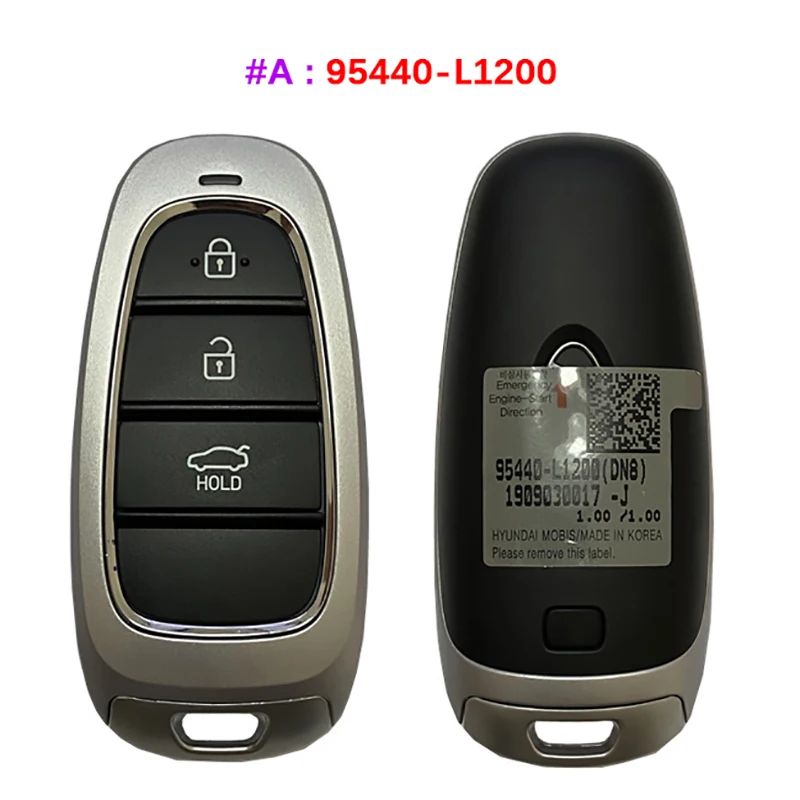 Original 3/5/7 Button Smart Remote Key For Hyundai Sonata 433MHz 95440-L1200 95440-L1210 95440-L1060 95440-L1010 95440-L1500 | Автомобили