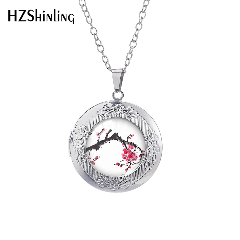 Ожерелье в китайском стиле с изображением зимнего снега цветка сливы ювелирные