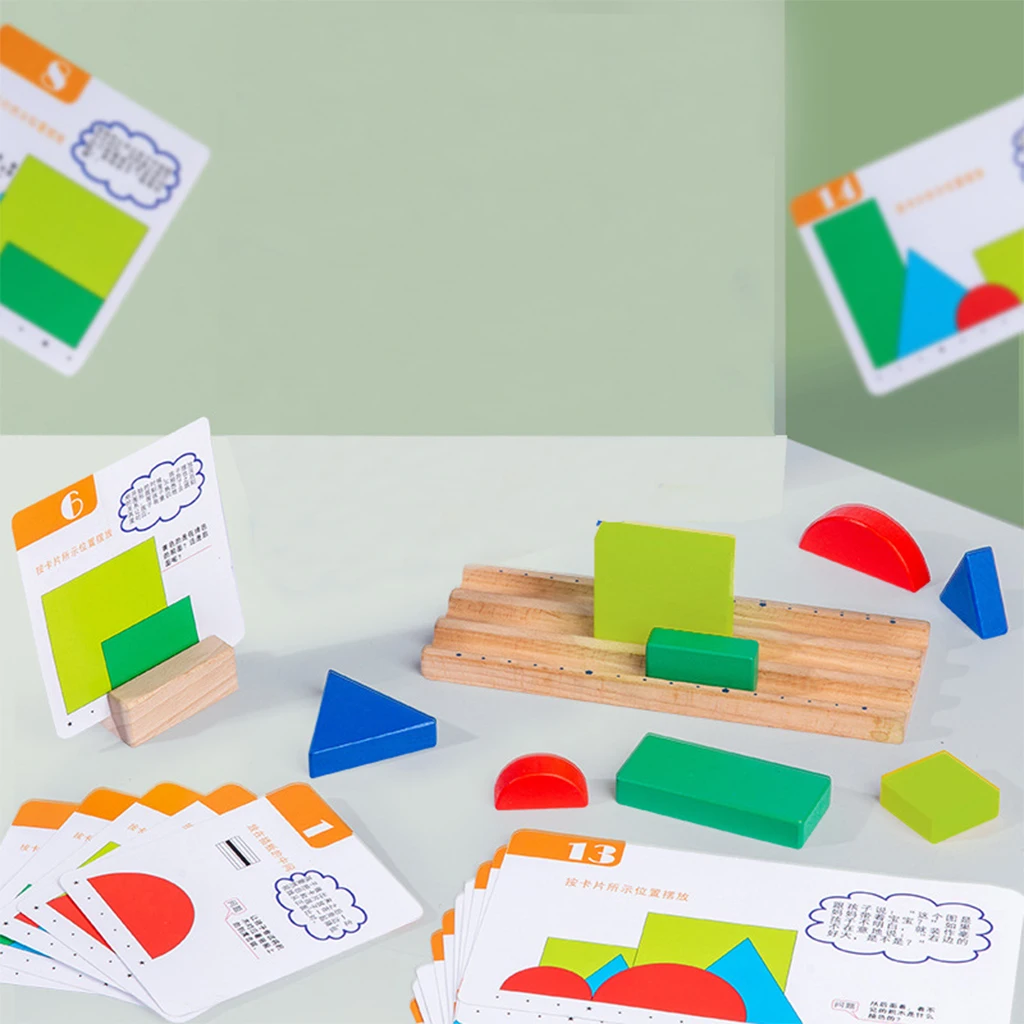 

Деревянные блоки-головоломки, детская настольная игра, Мультиплеер