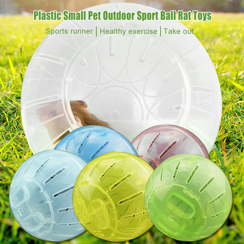 

Plastic Outdoor Sport Ball Grounder Rat Small Pet Rodent Mice Jogging Ball Toy Hamster Gerbil Rat Exercise Balls Play Toys