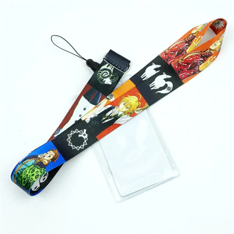 Аниме The Seven Deadly Sins Lanyards шейный ремешок для ключей ID Card мобильный телефон ремни USB
