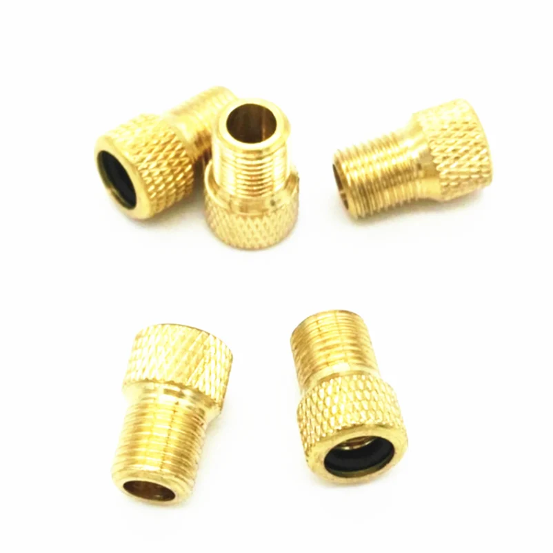 

2pcs Pump Bicycle Convert Presta to Schrader Copper Bike air Valve Adaptor adapters wheels gas nozzle Tube Tool BT3072