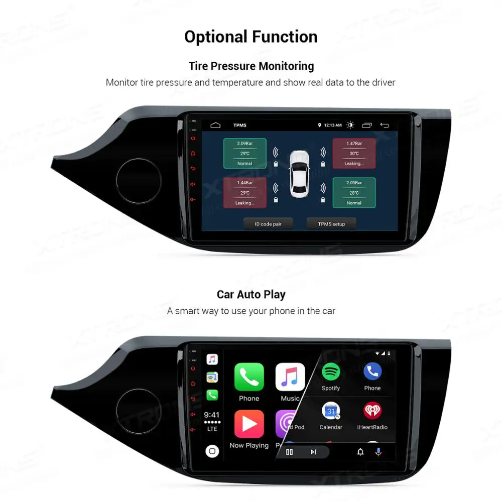 XTRONS 9 ''IPS DSP новейший Android автомобильный мультимедийный стерео плеер для Kia Cee