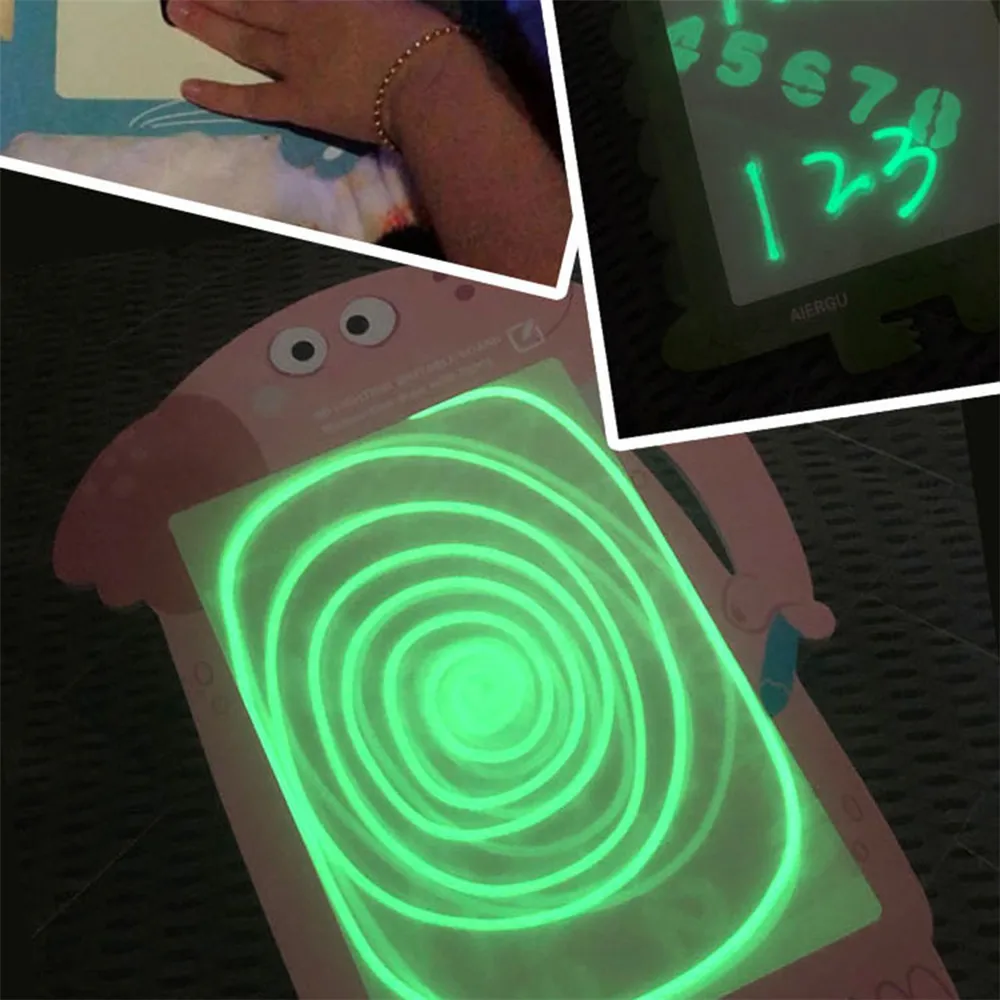 A3 светодиодный светящийся чертежный щит для рисования граффити планшет