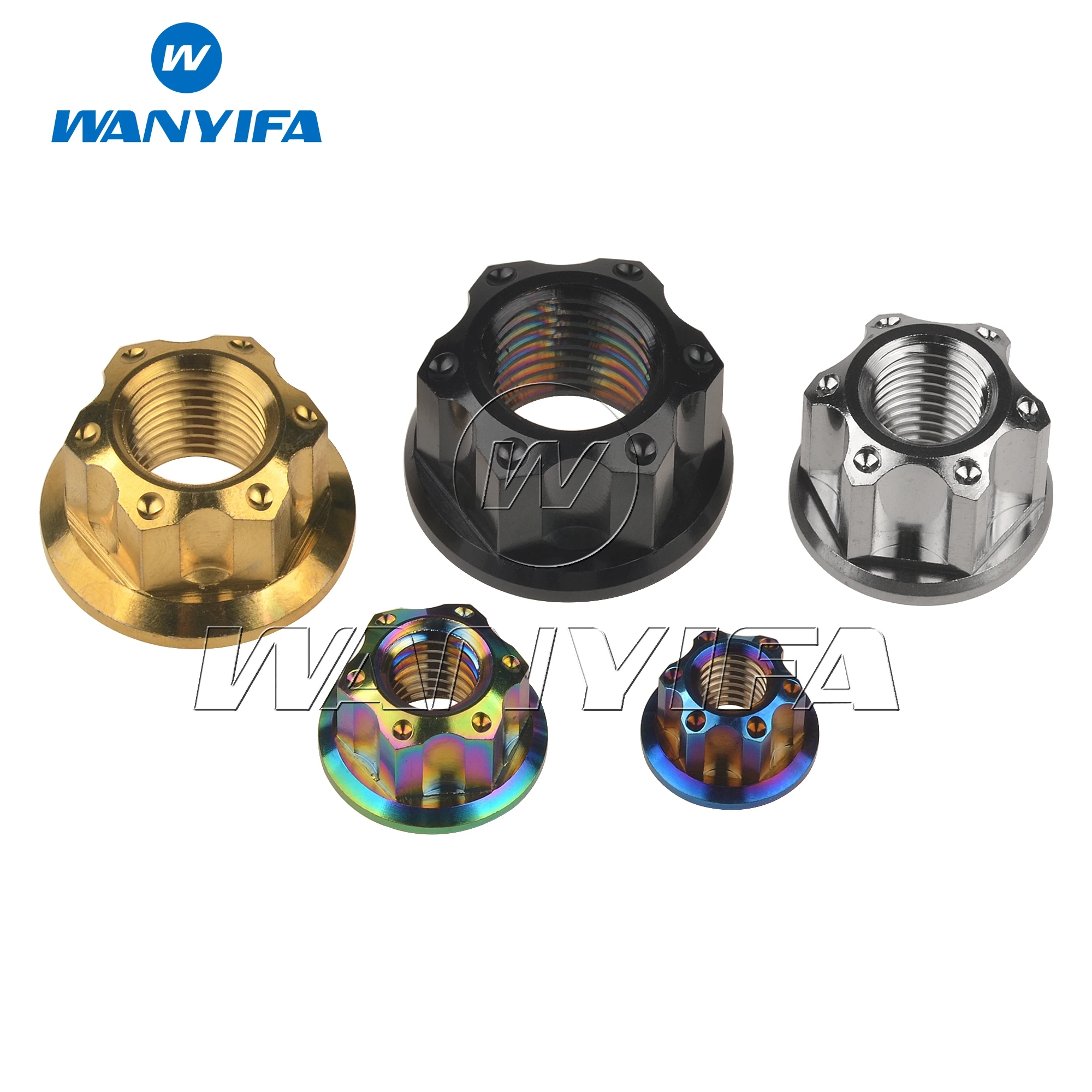 Шестигранная гайка титановый &quotwanifa&quot M6 M8 M10 M12x1.25 M14x1.5 M16x1.5 Torx для велосипедов