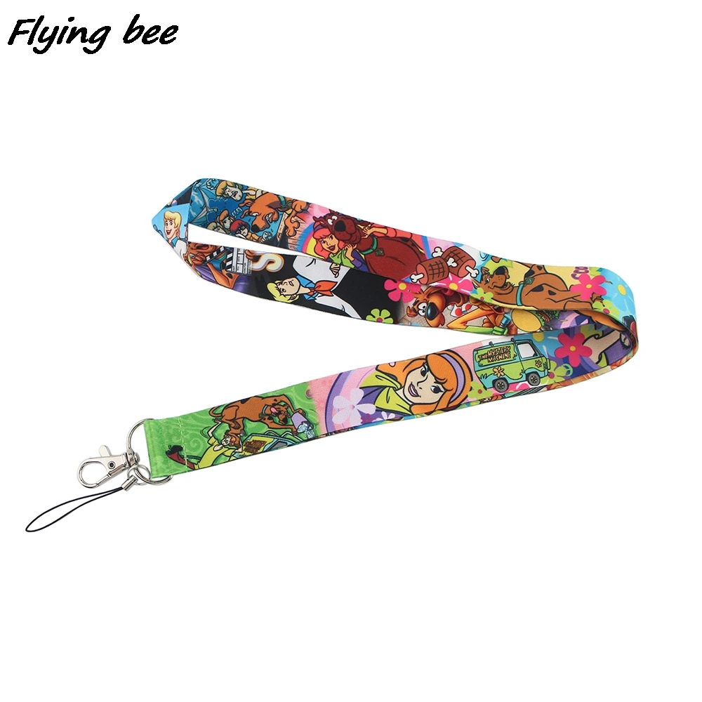 Flyingbee X1967 Пёс из мультфильма зеленого автобуса ремешок держатель для карт