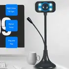 Веб-камера для компьютера, HD веб-камера с микрофоном и USB-разъемом