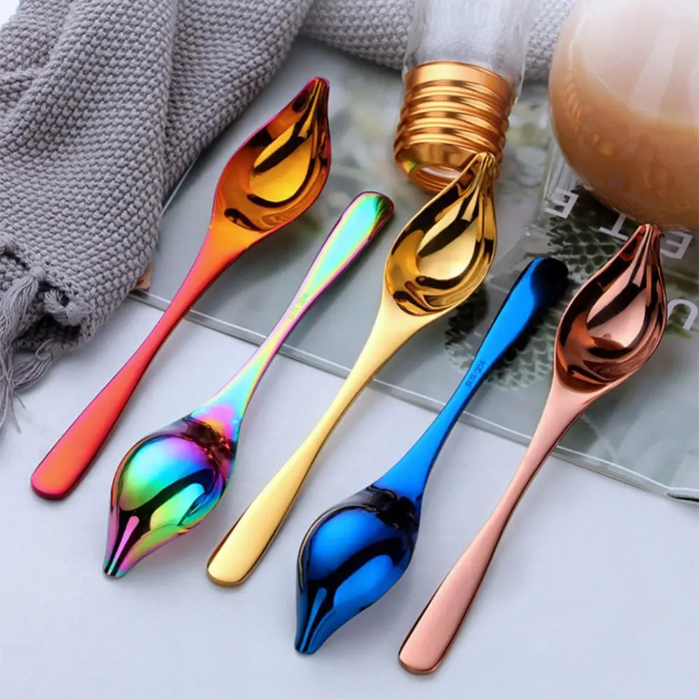 

40%HOTStainless Steel Long Handle Duck Mouth Sauce Spoon Scoop Tableware Cooking Tool