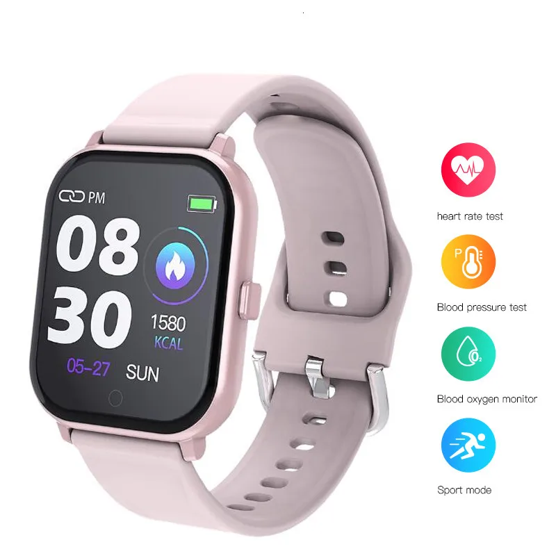 Смарт часы T55 для Android мужские Женский фитнес браслет IP67 водонепроницаемый