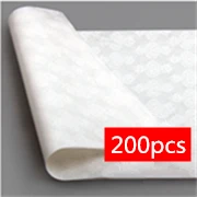 200pcs Горячая 25*35 см 100 шт Элегантный хлеб Торт Печенье бумага для упаковки пищевых продуктов Рождественская упаковка кондитерский Крем Шоколад Мыло использование - Цвет: 200pcs