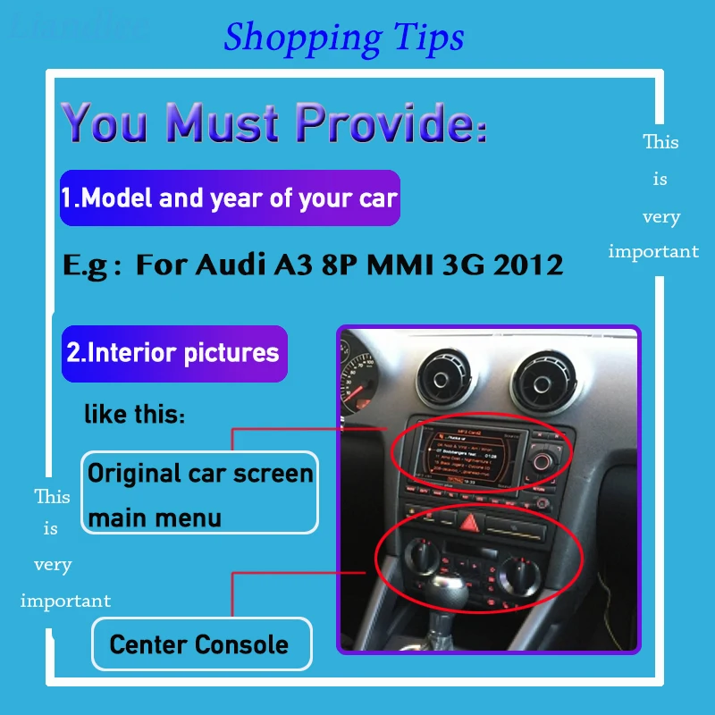 Оригинальный Автомобильный экран обновленный адаптер для камеры заднего вида Audi