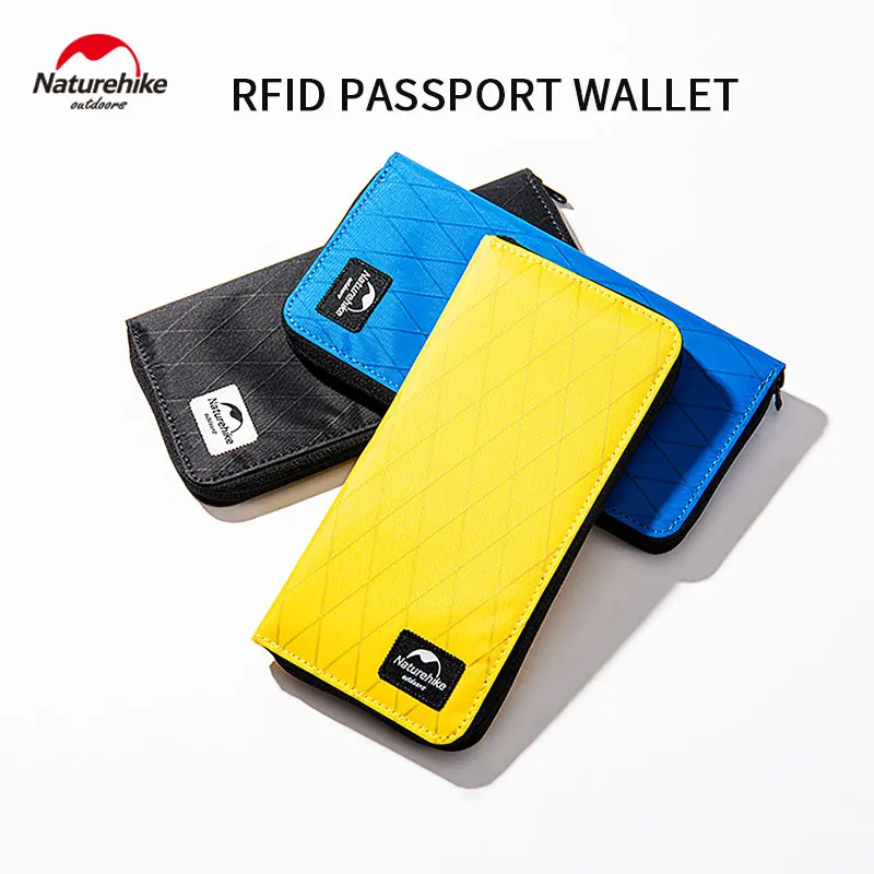 Naturehike Ultralight Anti-theft Brush Travel Wallet Multifunction Passport Bag Waterproof XPAC Card RFID Storage Purses  Спорт