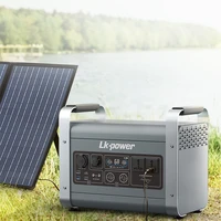 battery generator 2000w portable power station with solar panel for rv living camping hunting caravan