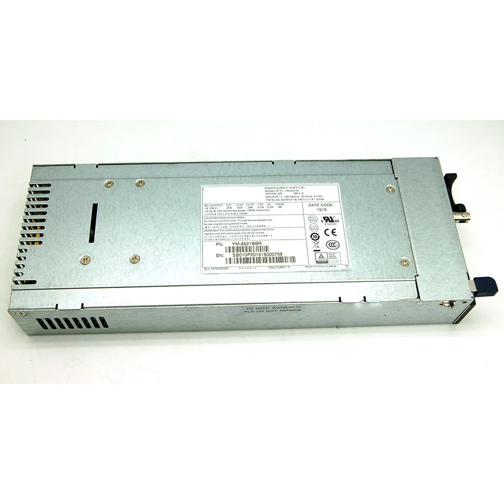 

Used for 3Y YM-6521B 520W Redundant Hot-Swappable Power Module Server Power Supply PSU