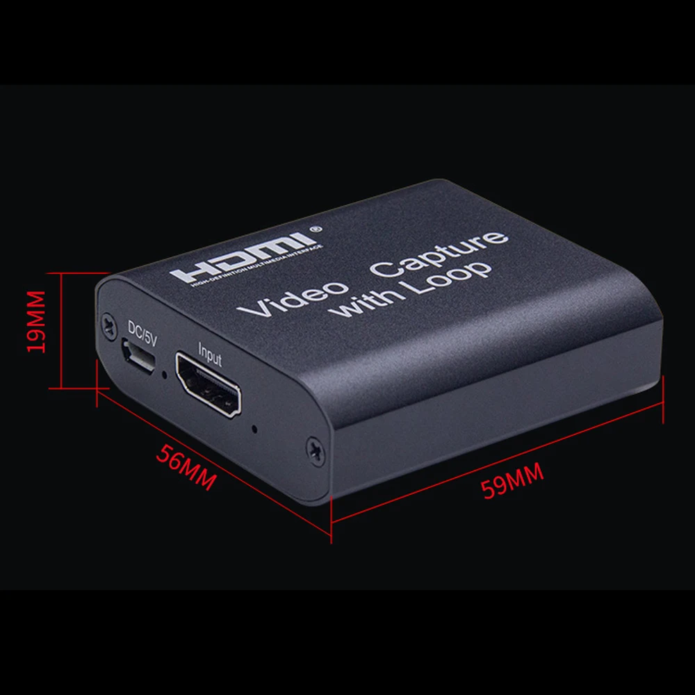 4K Вход 1080P выход HDM I USB карта захвата видео высокой четкости с циклом |