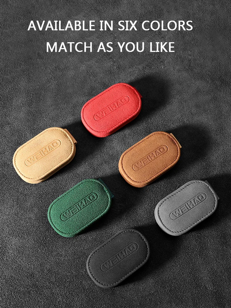 

Car Suede Leather Car Seat Belt Stopper Extender Seat Belt Fixing Clip Elastic Adjuster Piece