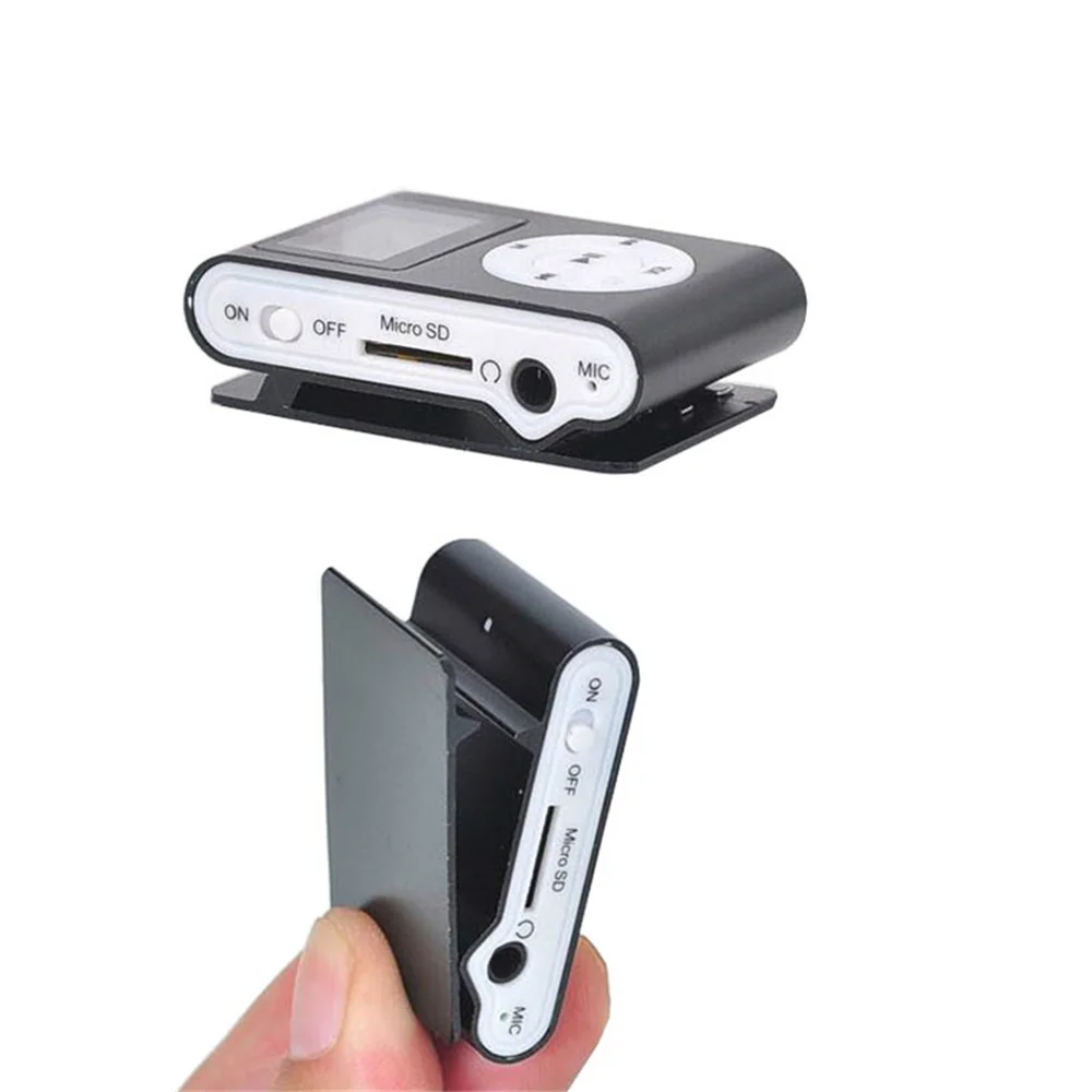 Портативный спортивный MP3 плеер Cdragon с ЖК экраном металлический мини зажим слотом