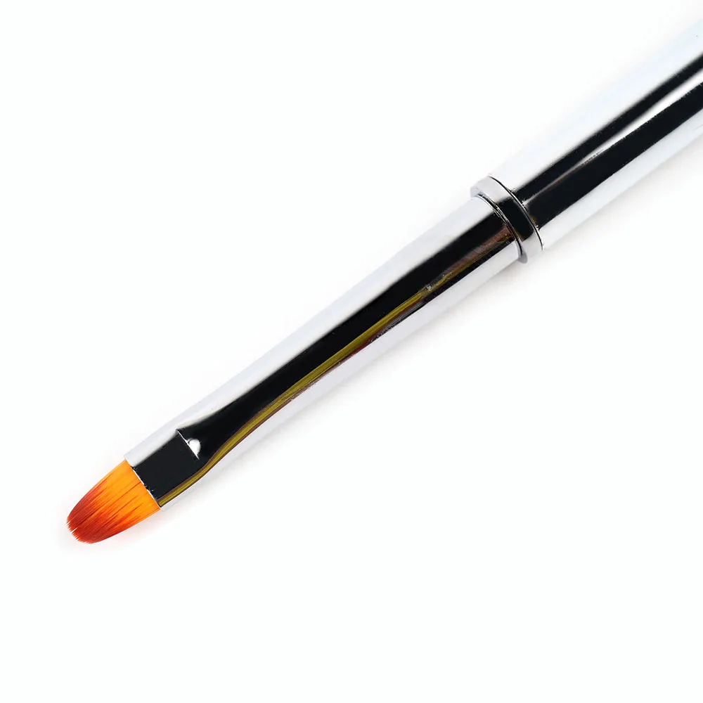 

BQAN 1pc Gradient Color Metal Handle UV Gel Brush Pen Nail Art Design Painting Drawing Brush Salon DIY Manicure Tool