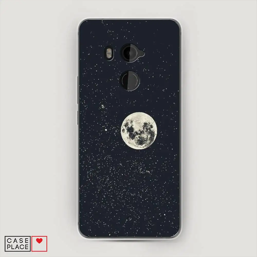 Чехол Силиконовый для HTC U11 Plus Полнолуние защитная накладка бампер тонкая мягкая