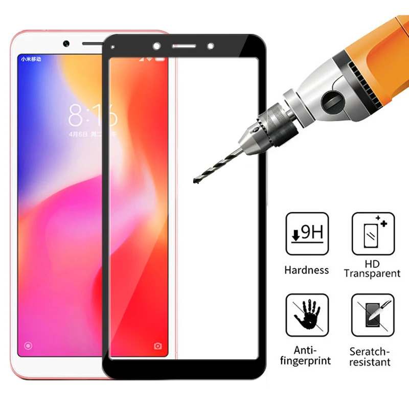 2 шт защитное стекло на Xiaomi Redmi 6A протектор экрана Ksiomi 6 A закаленное Redme Xiomi A6 Redmi6a Xaomi Redmi6 Броня