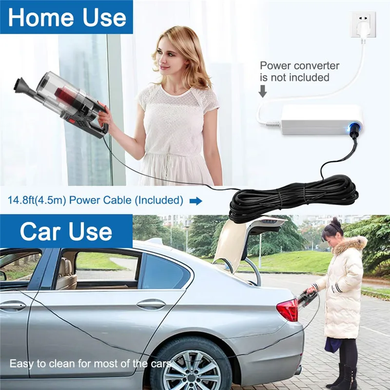12V 150W 6000PA мощный пылеуловитель портативный автомобильный пылесос влажный/сухой ручной автомобильный пылесос