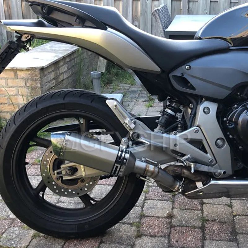 Мотоцикл для Honda Hornet 600 2007 2013 CB600F CBR 600F 07 13 Escape глушитель и система звеньев