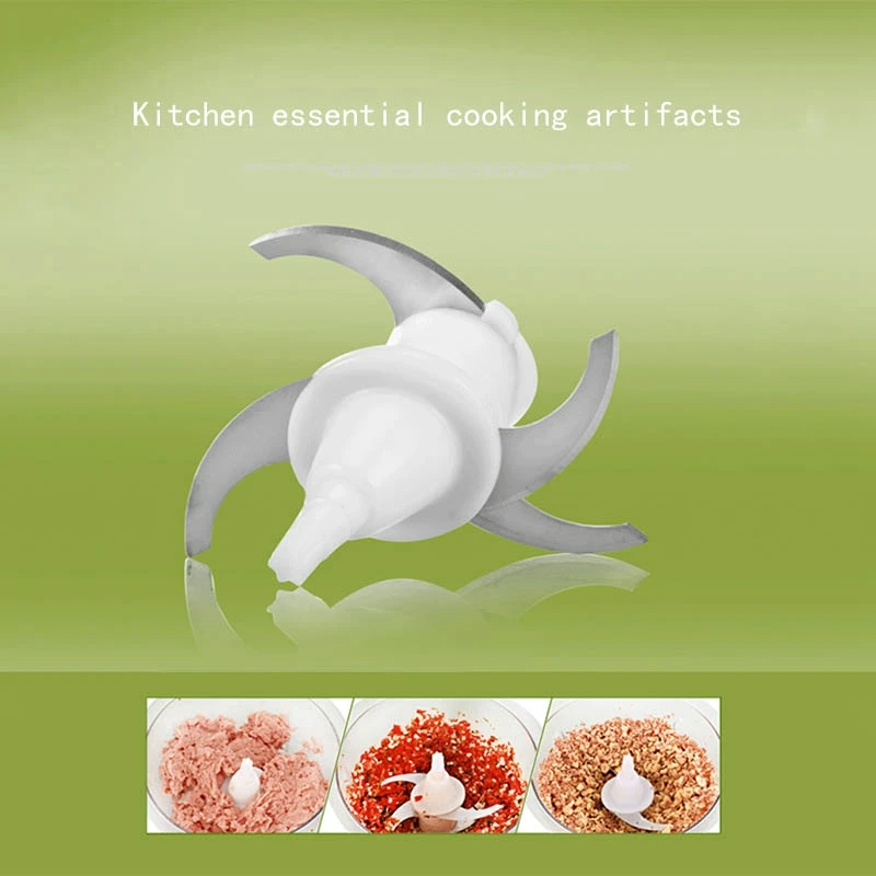 2L Электрический измельчитель мощная Мясорубка из нержавеющей стали