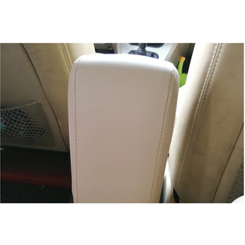 

For Hyundai Tucson Armrest Storage Box Container Case Center Conosle Organizer Tray Cushion PU Leather Organizer Cover