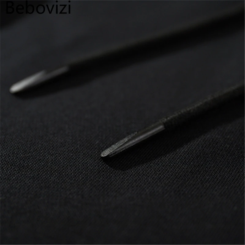 

Bebovizi Japanese Mascot Damo Egg Print Shorts Men Harajuku Jogger Cotton Shorts Black Gray Sweatshorts Elastic Waist 2021