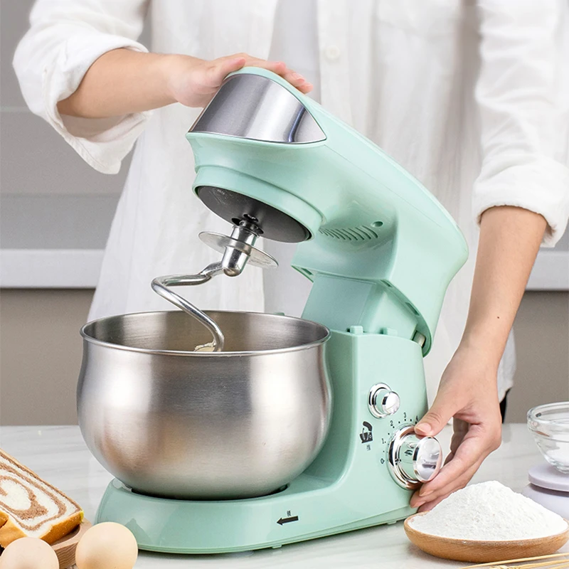 

ZG-LZ356 Chef Machine 600W Household Small Noodle Mixer Fully Automatic Dough Kneading Cream Milk Maker Mixer