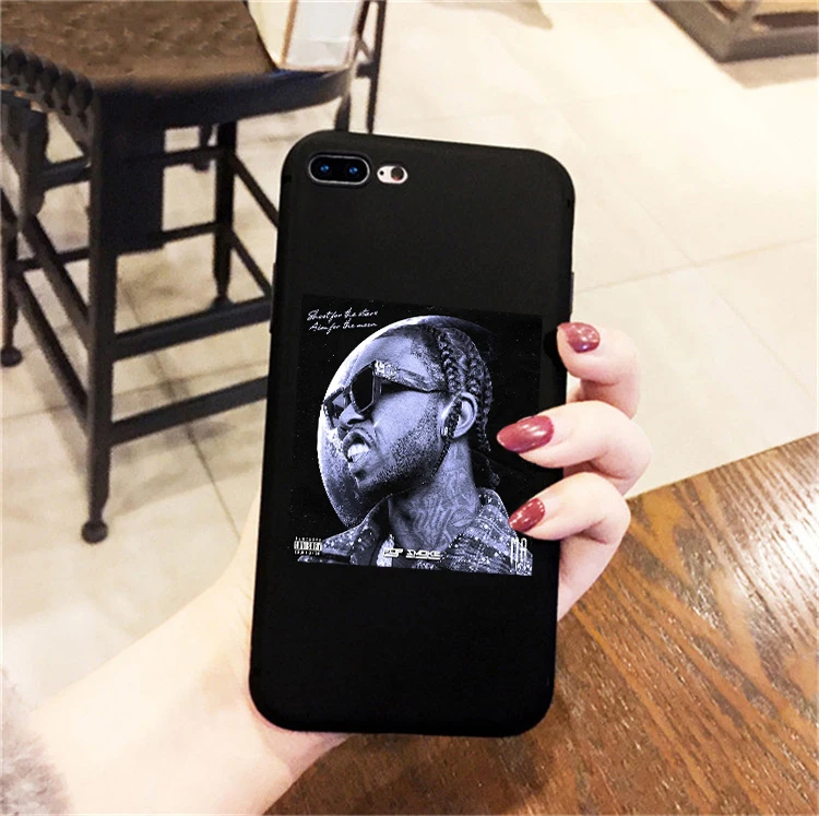 POP SMOKE SHOOT FOR THE STARS AIM MOON PHONE CASE For iphone 6/6s 7 / 8 7Plus/8Plus X XS XR XSMax 11pro|Бамперы| |