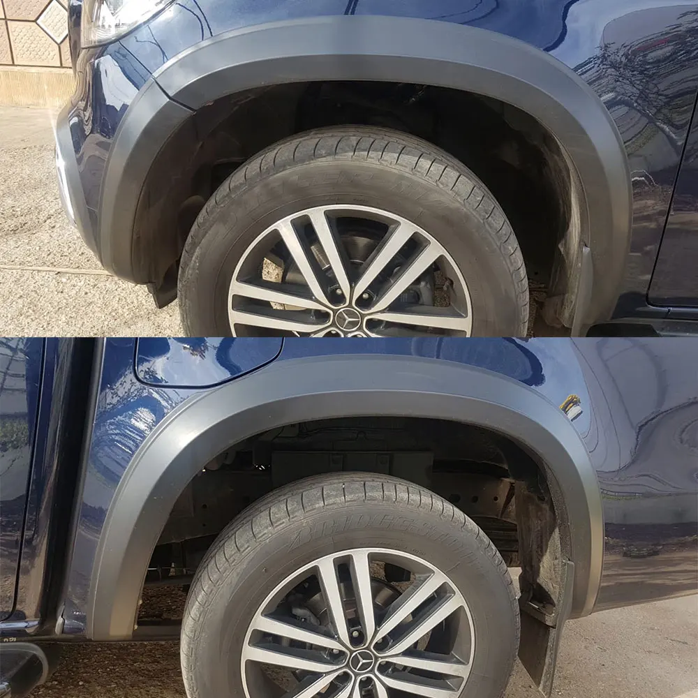 

Fender Flares Mudguards Wheel Arch for Mercedes Benz X-class 2017 2018 2019 2020 2021 ADBLUE Model Double Cabin